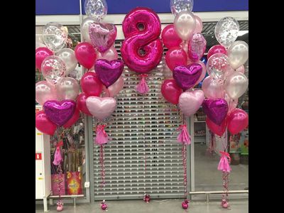 Набор шаров "фуксия" (СиК)