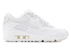 Nike Air Max 90 Белые, кожа мех (36-45)