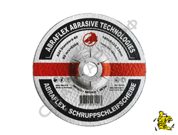 Круг зачистной/шлифовальный по металлу Abraflex 180х6х22мм изогнутый A24R Standard-BF