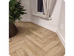 Плинтус ХДФ Dollken Cubu Flex Life 80мм Х 2,5 м 1013/5012 Белый в интерьере 4