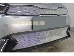 Защита радиатора KIA Cerato 2021- chrome верх