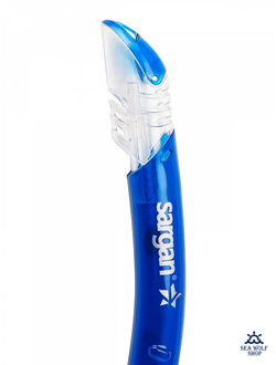 Маска с трубкой Sargan "НЕРО" черно-синий