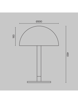 Настольный светильник Ray, Z012TL-L8B3K