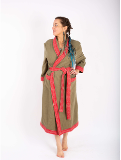 Халат для бани из крапивы "Легкий Пар"