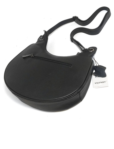 (АРТИКУЛ: 9816/1/01) СУМКА ЖЕНСКАЯ НЕБОЛЬШАЯ, НАТУРАЛЬНАЯ КОЖА, ЧЕРНАЯ, С РЕМНЕМ ЧЕРЕЗ ПЛЕЧО