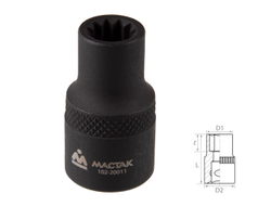 Головка для монтажа / демонтажа тормозных суппортов МАСТАК 102-20011