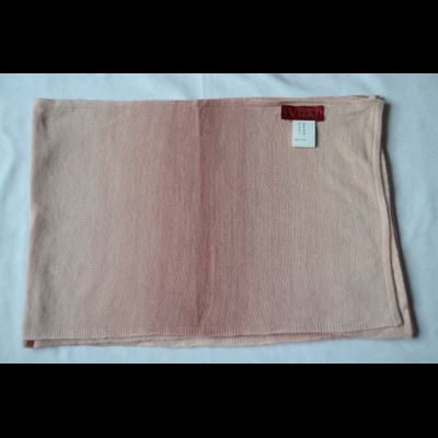 Вязаный итальянский шарф розового цвета Vizio 4950 фото