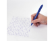 Ручка стираемая гелевая с грипом BRAUBERG "SOFT&SILK", СИНЯЯ, узел 0,7 мм, линия письма 0,5 мм, 143253