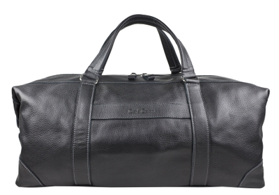 Кожаная дорожная сумка Avellino black (арт. 4039-01)