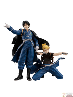 Фигурка Рой Мустанг, Риза Хоукай (Roy Mustang, Riza Hawkeye Set)