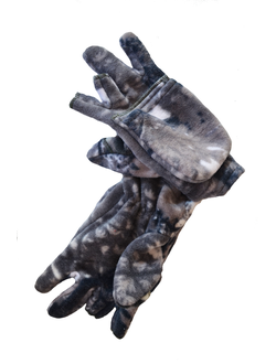 Варежки-перчатки охотника флис "Дерсу"