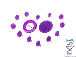 Набор для декорирования кексов, 14 предметов