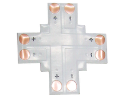 Коннектор Ecola Комплект соед плата T для зажим разъема + 3 зажима 2-х конт. SMD5050 SC21UTESB