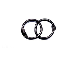 Разъемные кольца, диаметр 40 мм (цвет темный металл)