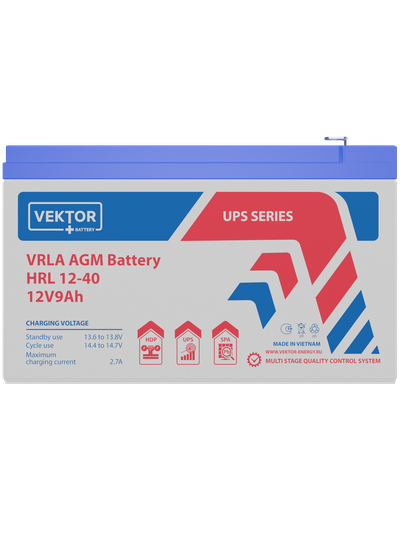 Аккумулятор свинцово-кислотный HRL 12-40