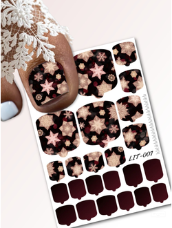 Мини пленки для педикюра LIT-007