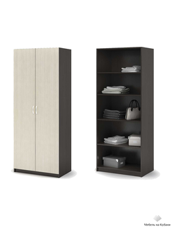 Крафт белый/Крафт серый