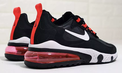 Nike Air Max 270 React Bauhaus (черные с красным)