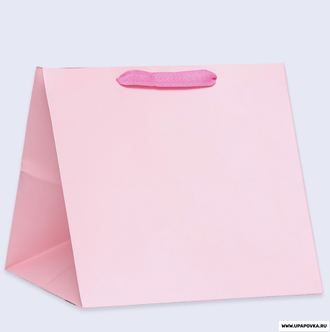 Пакет под торт, розовый, 30 х 30 х 30 см
