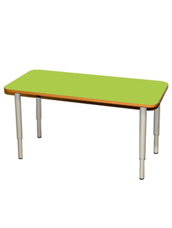 СТОЛ ЛДСП РЕГУЛИРУЕМЫЙ 9 (1200 Х 450) ножки серый, столешница синий)