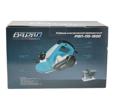 Рубанок электрический переворотный ВАРЯГ РЭП-82/1200