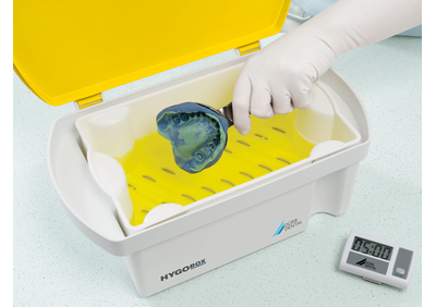 Hygobox жёлтый дезинфекционный контейнер для слепочных ложек. Durr Dental, Германия. (Durr Dental AG (Германия))