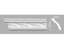 Плинтус потолочный с рисунком DECOMASTER 95021