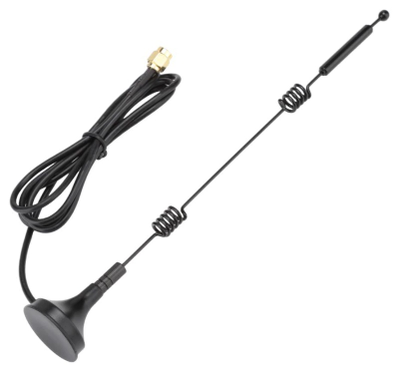 Уличная антенна WiFi (2,4/5 Ггц) с кабелем 3 метра и с магнитным основанием. (Разъём SMA Male) для систем беспроводного видеонаблюдения (усиление 11 Дб)