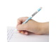 Ручка стираемая гелевая ПИФАГОР, СИНЯЯ, корпус двухцветный, узел 0,5 мм, линия письма 0,35 мм, 142496