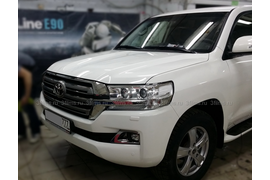 антигравийная пленка на капот бампер крылья Toyota Land Cruiser