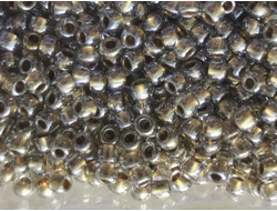 Toho 11/0 - 5г - 993 Окрашенный изнутри чёрный бриллиант с внутренней позолотой (TR-11-993)