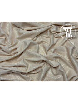 Трикотаж в рубчик "Блеск", цв. Облачный крем