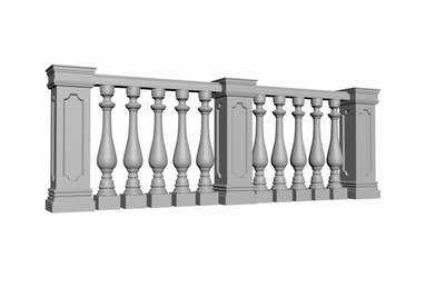 балюстрада балясин BL-001 с тумбами