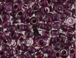БИСЕР PRECIOSA 10/0 - 50г - 38029 ПРОЗРАЧНЫЙ БЛЕСТЯЩИЙ С ФИОЛЕТОВОЙ ЛИНИЕЙ ВНУТРИ