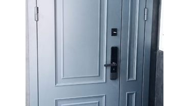 Дверь входная. умный дверной замок xiaomi smart. мдф с багетом под эмалью. г. челябинск