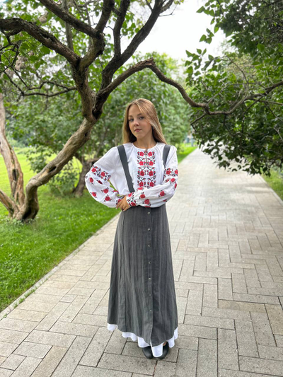 Сарафан подгрудный «Концептуальный» со складками