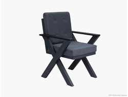 Кресло Балтимор обеденное из алюминия