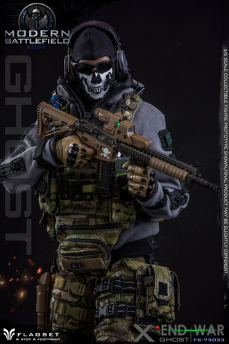 Саймон "Гоуст" Райли (Призрак, Ghost, Call of Duty Modern Warfare II) КОЛЛЕКЦИОННАЯ ФИГУРКА 1/6 scale END WAR GHOST (FS-73033) - FLAGSET