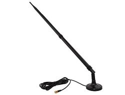 DE/WiFi 12db-2м Уличная Wi-Fi антенна с магнитным основанием и кабелем 2 м. усиление 12 Дб (SMA-RP)