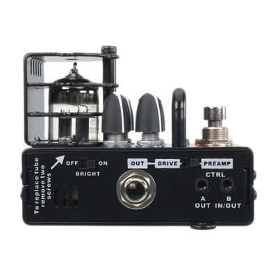 AMT Bricks O-Bass - одноканальный ламповый гитарный преамп (эмуляция Orange AD200 mark3) [без БП]