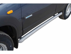 Пороги «Труба изогнутая RS» ШНГ ШевролеНива\Лада Нива 2123 рестайл