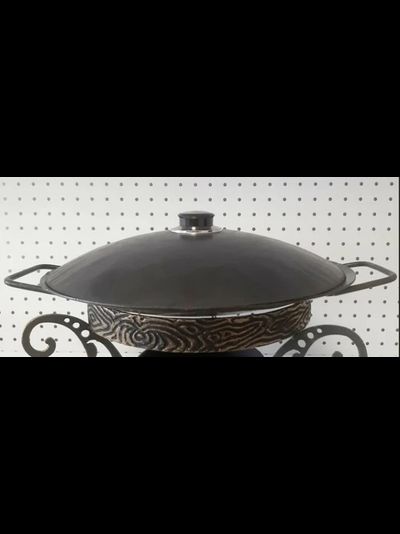 Крышка для садж вороненная D370