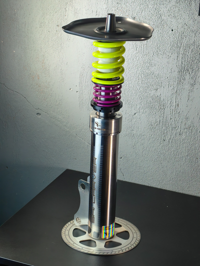 STATIC FINAL: NEON LIME | VIOLET with METAL BASE