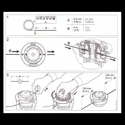 Триммерная головка Stihl AutoCut C 06-2