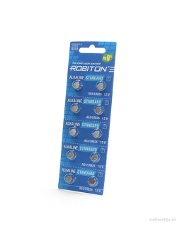 Алкалиновая батарейка Robiton AG4 20 mAh 1.5V Alkaline Standard Battery [ по 10 шт ]