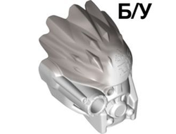 ! Б/У - Bionicle Mask of Ice Unity with Marbled Flat Silver Pattern, White (24150pb01 / 6134996) - Б/У