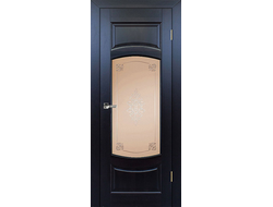 Дверь межкомнатная Рококо темный венге.