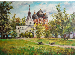 Пейзаж Покровский храм в Измайлово Круглова Ирина