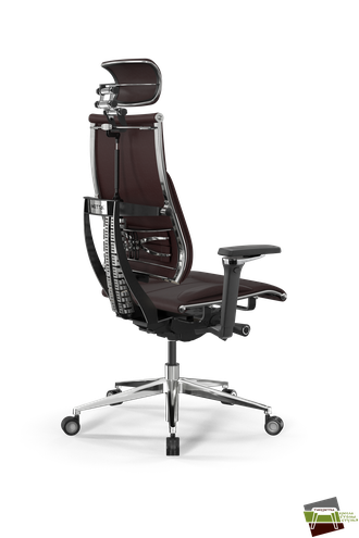 Кресло YOGA 4DF B2-10D - Infinity /Kc06/Nc06/D15P/H13mL-3D(M26.B35.G25.W04) (Темно-коричневый)