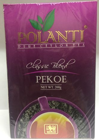 Чай  черный листовой Polanti Пеко 200 гр.